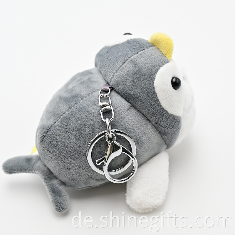 Popular Decorative Plush Keychain Animal Custom Plush Toy Doll Kids Adult Cute Plush Seal Key Ring/